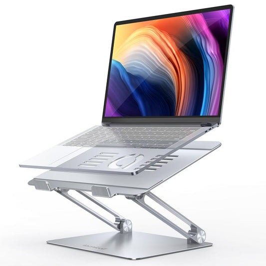 Lamicall Adjustable Laptop Stand, Portable Laptop Riser, Aluminum Laptop Stand for Desk Foldable, Ergonomic Computer Notebook Stand Holder for Macbook Air Pro, Dell XPS, HP (10-17.3'')